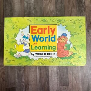 Vintage 1987 World Book Early World of Learning Set Complete‎ Homeschool